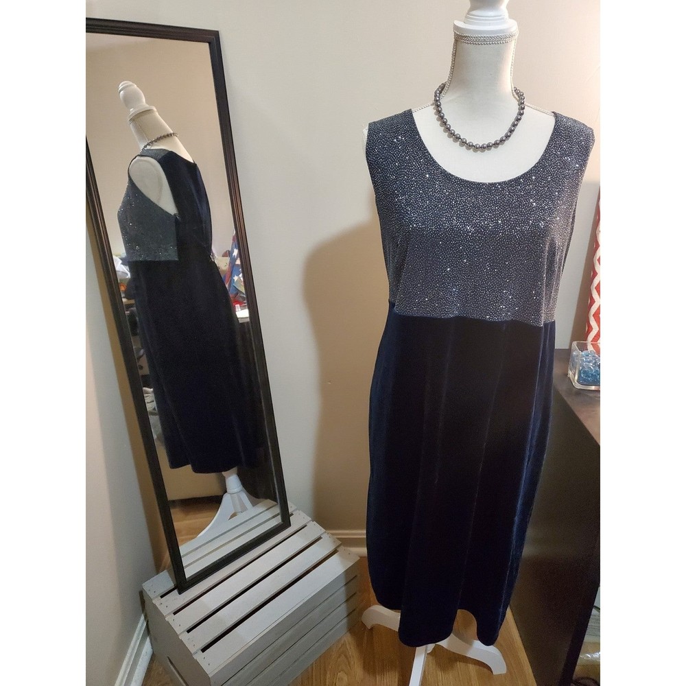 Onyx Nite Vintage Velvet Tank Dress 22W